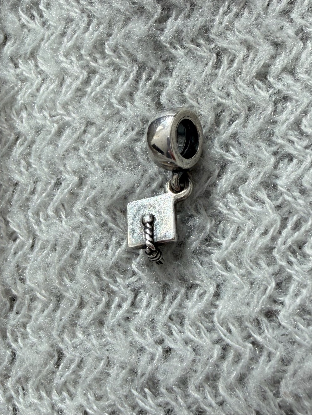 Pandora Silver Graduation Cap Dangle Charm